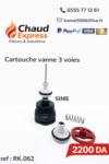 cartouche vanne 3 voies